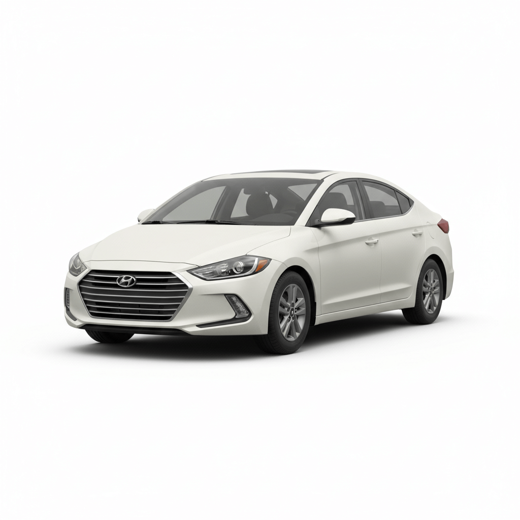 Hyundai Elantra blanco hueso 2018